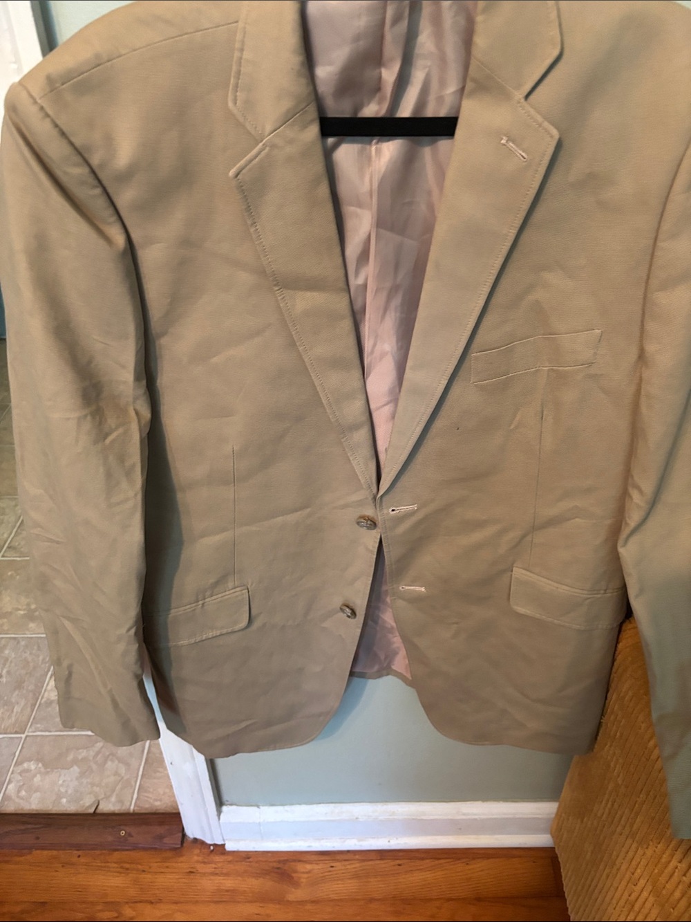 Adolfo Tan Sport Coat Blazer